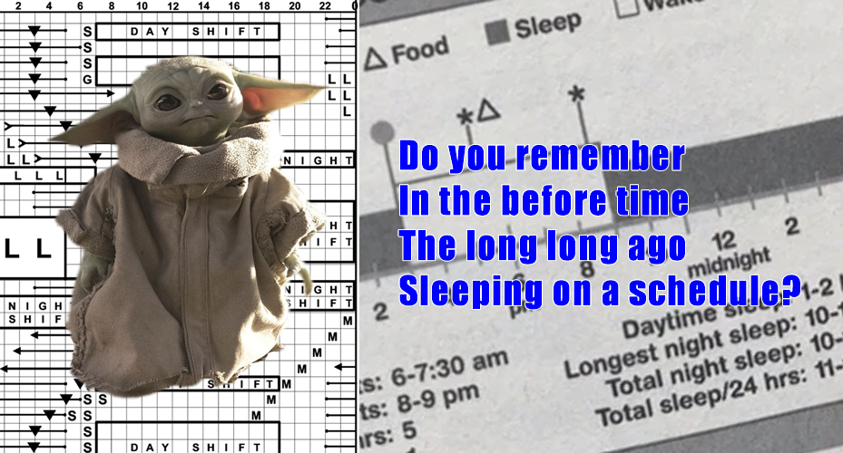 This meme is a photo of Baby Yoda from the Star Wars series sitting at a desk with a calendar and a to-do list. The text "In the morning, I'll do my chores. In the afternoon, I'll do my chores. In the evening, I'll do my chores" is written in a childish handwriting style. The meme is poking fun at the idea of a busy schedule, with Baby Yoda's tasks being the same every day.